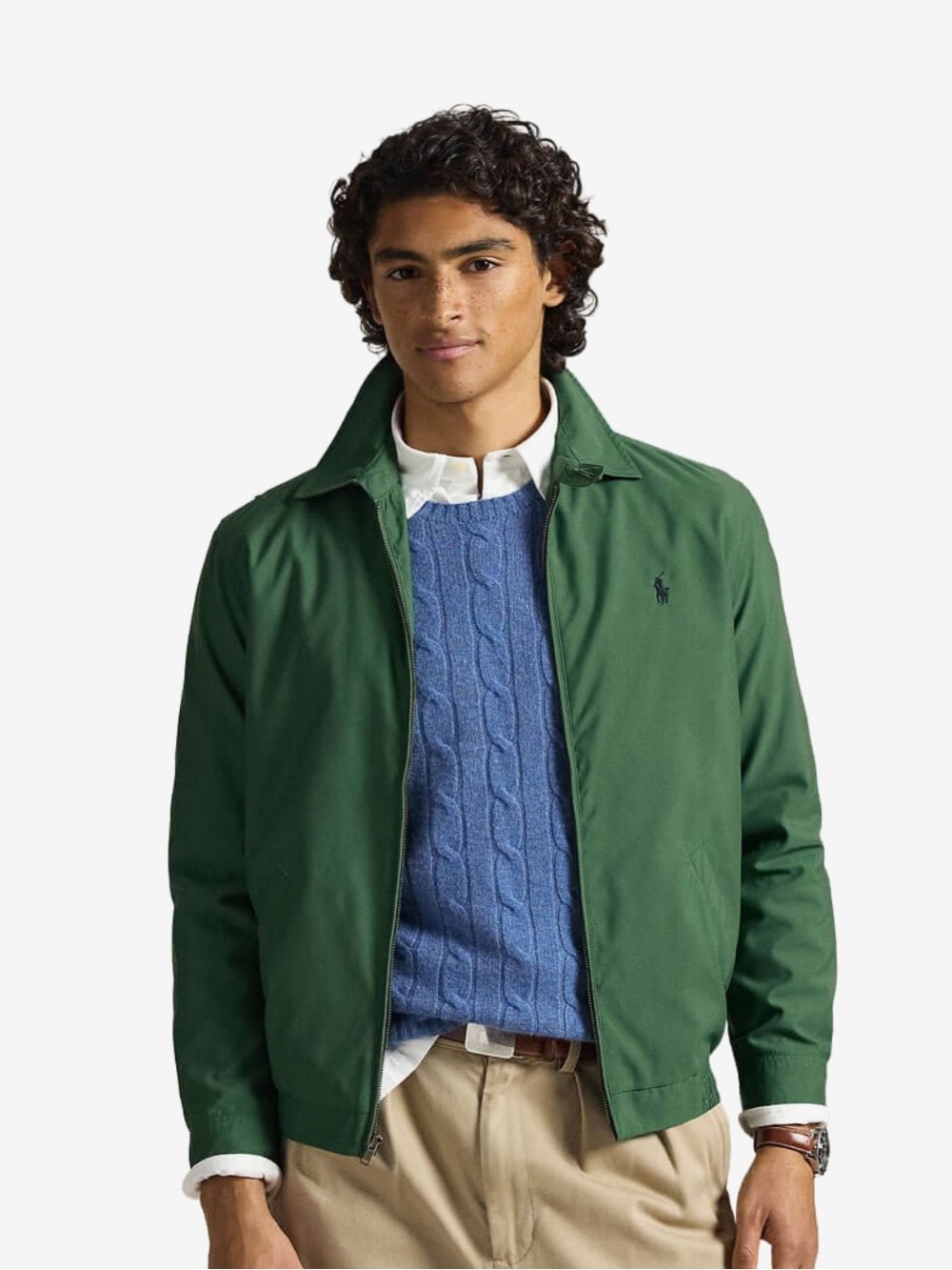 Polo by Ralph Lauren Verano Green Men's Twill Bi Swing Jacket (M)